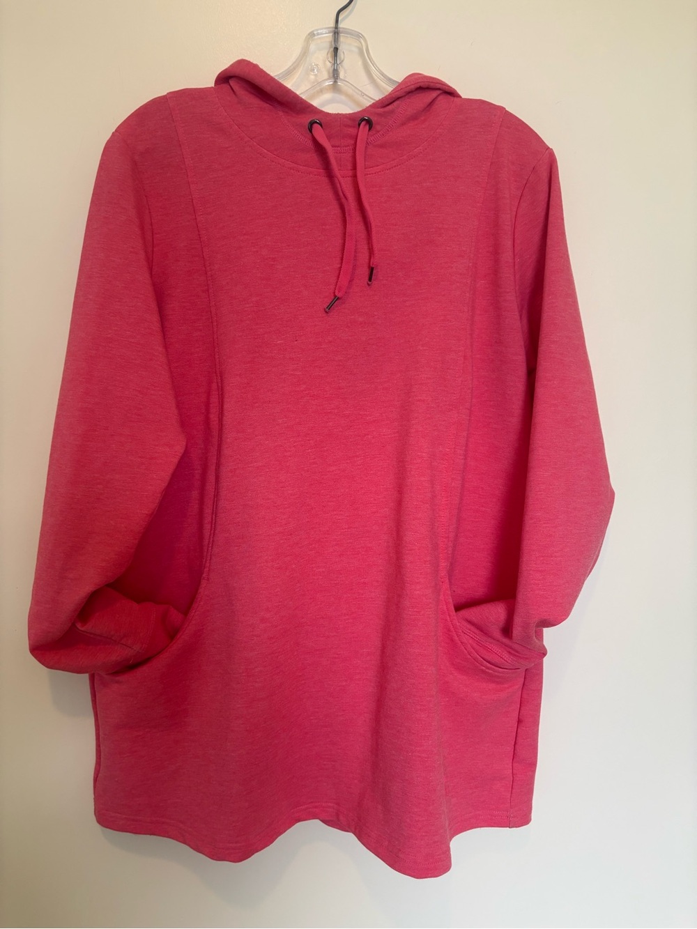 Roots Women's Pink Scoop-Neck Hoodie Sweater Size XL